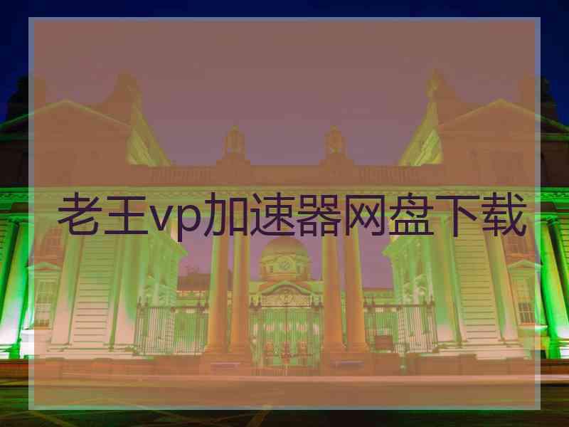 老王vp加速器网盘下载