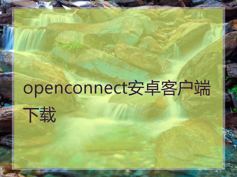 openconnect安卓客户端下载