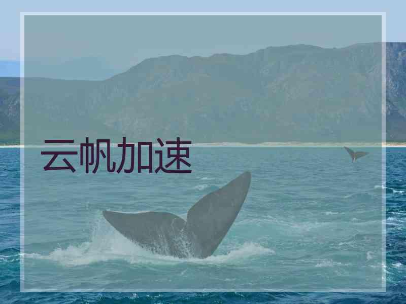 云帆加速