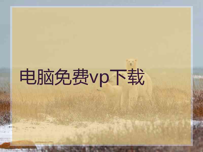 电脑免费vp下载