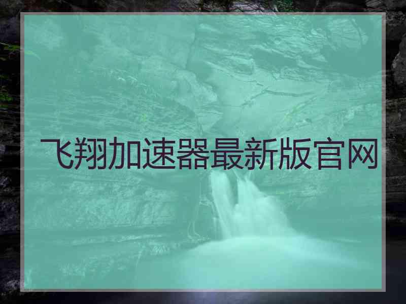 飞翔加速器最新版官网