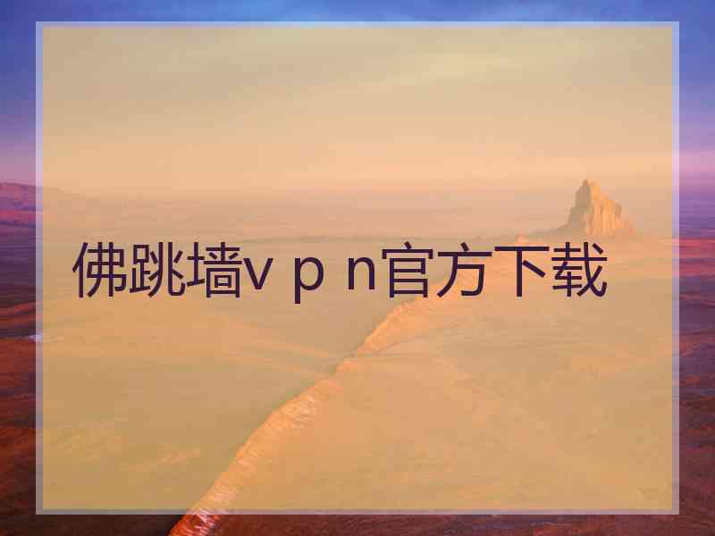 佛跳墙v p n官方下载
