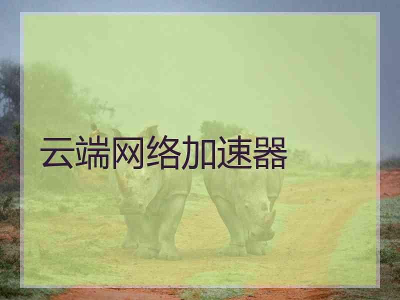 云端网络加速器