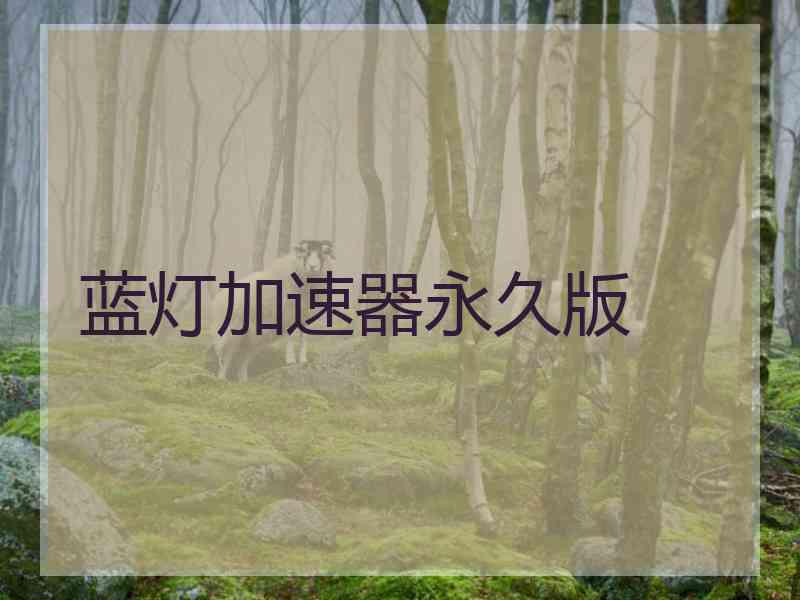 蓝灯加速器永久版