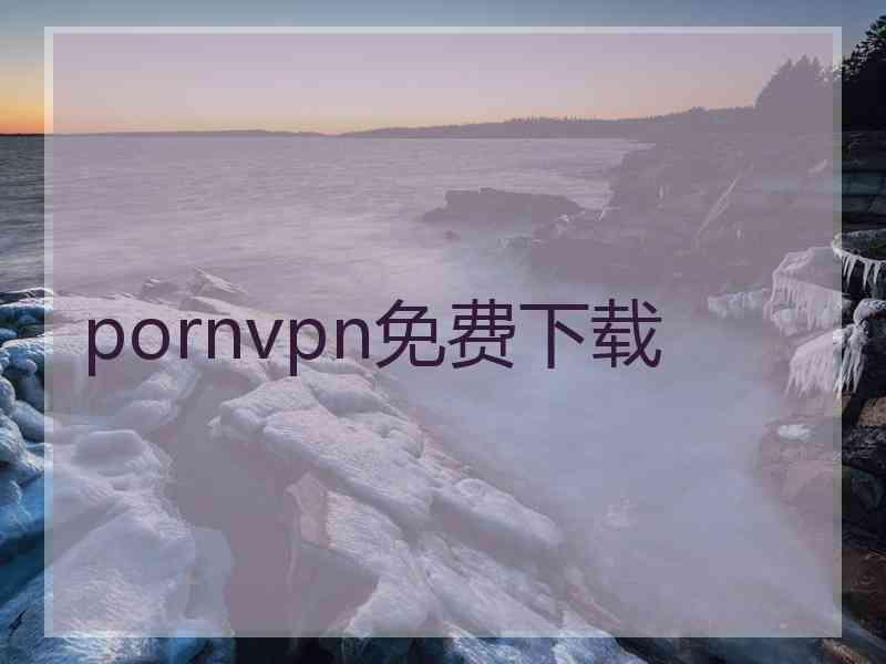 pornvpn免费下载