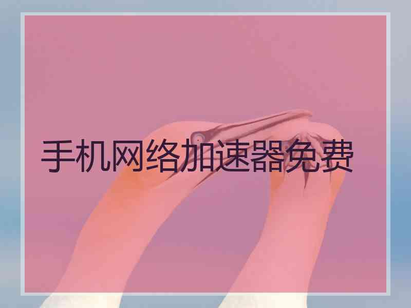 手机网络加速器免费