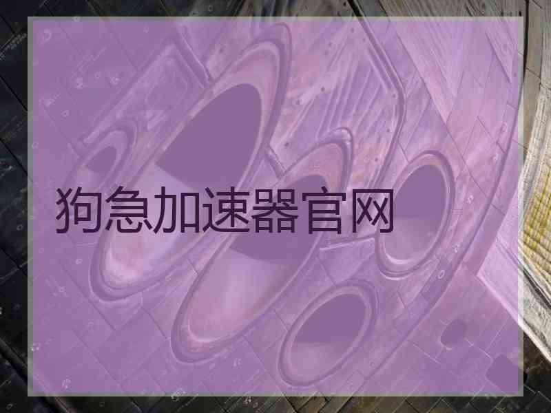 狗急加速器官网