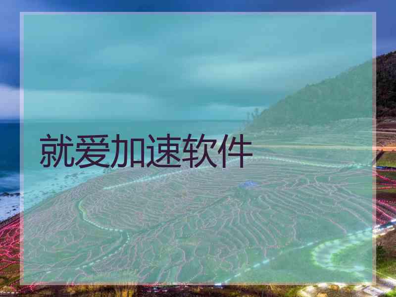 就爱加速软件