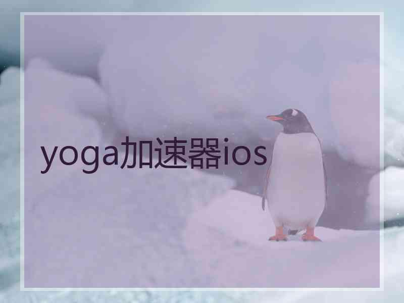 yoga加速器ios