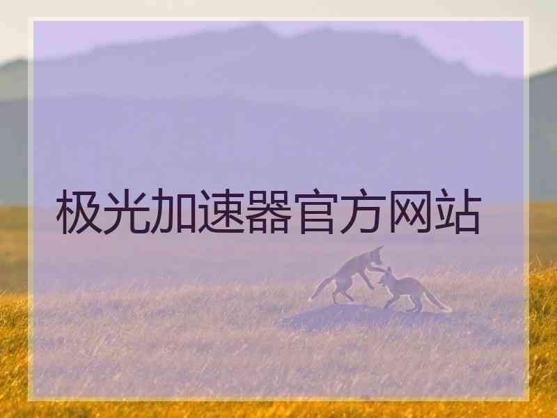 极光加速器官方网站