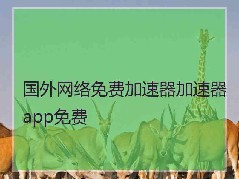 国外网络免费加速器加速器app免费