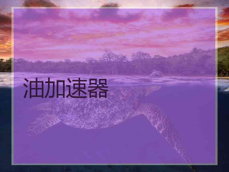 油加速器