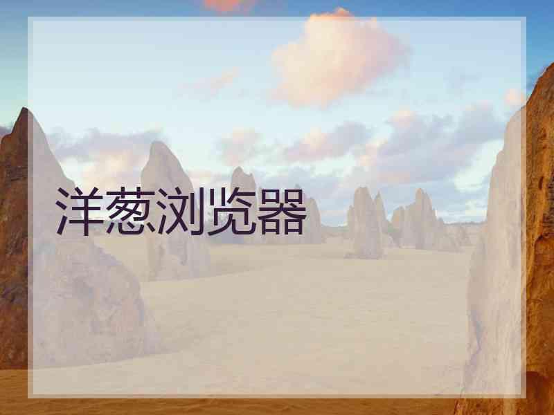洋葱浏览器