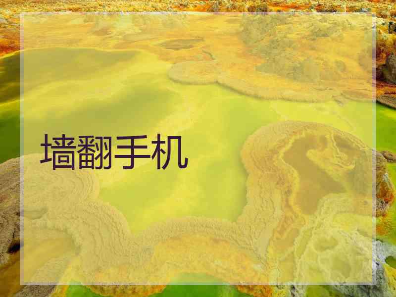 墙翻手机