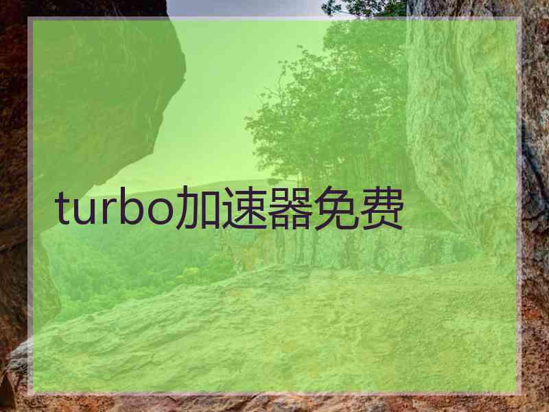 turbo加速器免费