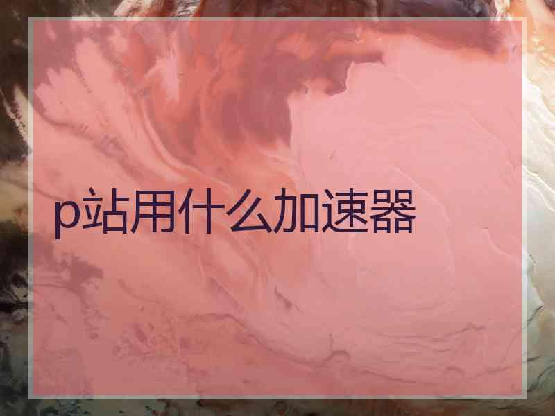 p站用什么加速器