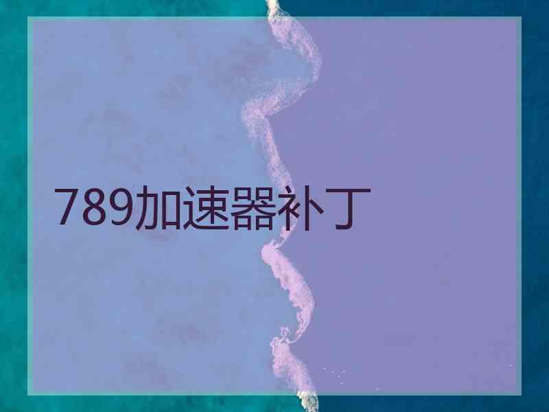 789加速器补丁