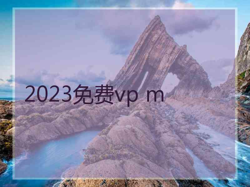 2023免费vp m