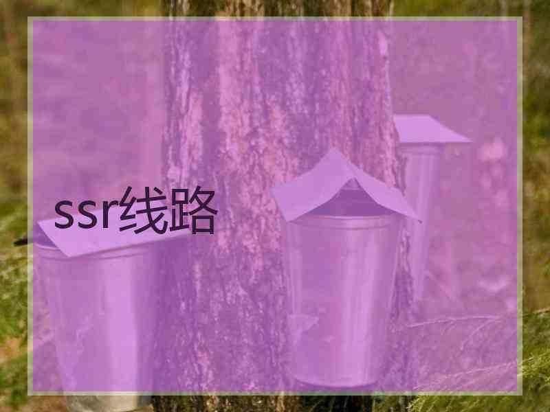ssr线路