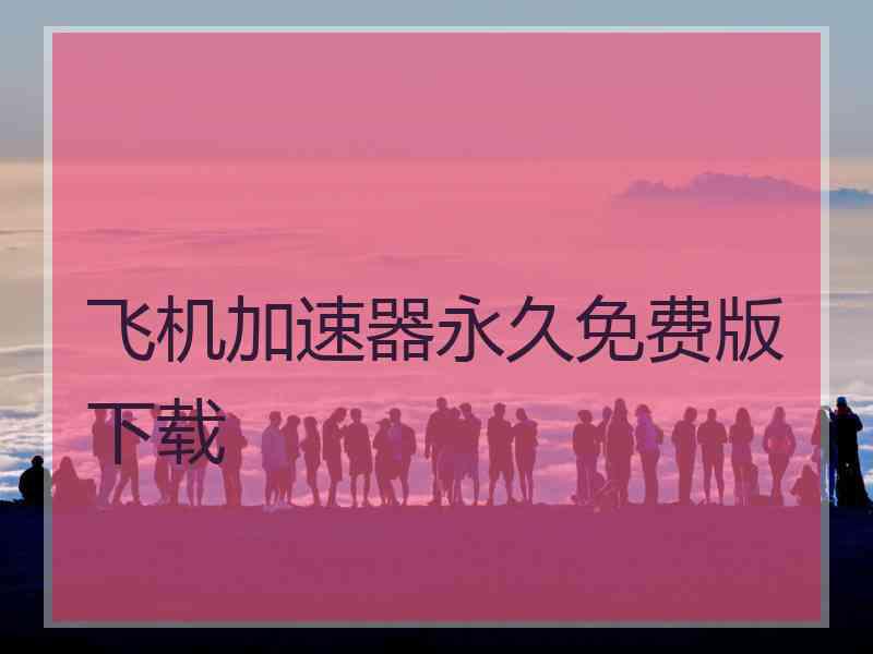 飞机加速器永久免费版下载
