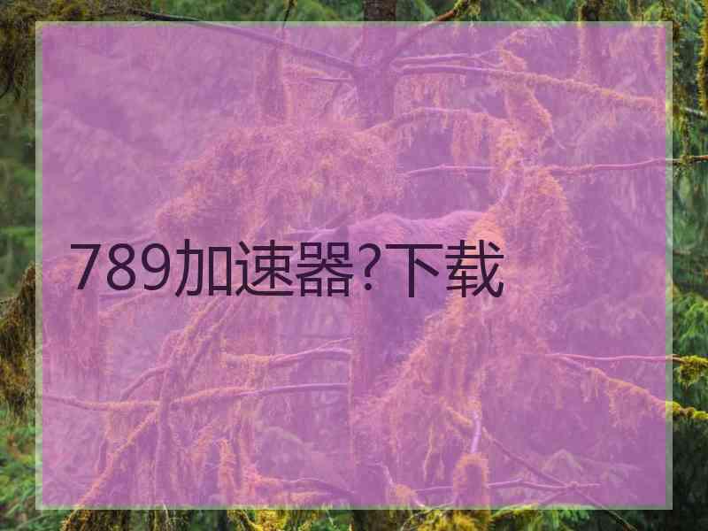 789加速器?下载