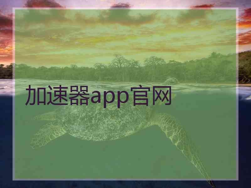 加速器app官网