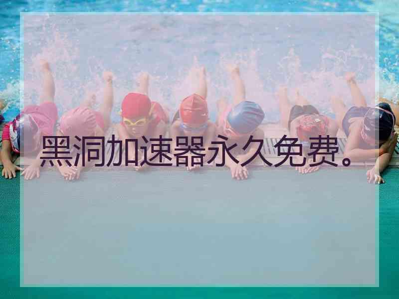 黑洞加速器永久免费。