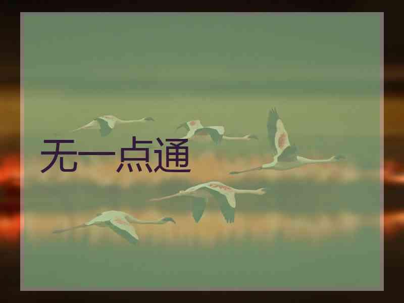 无一点通