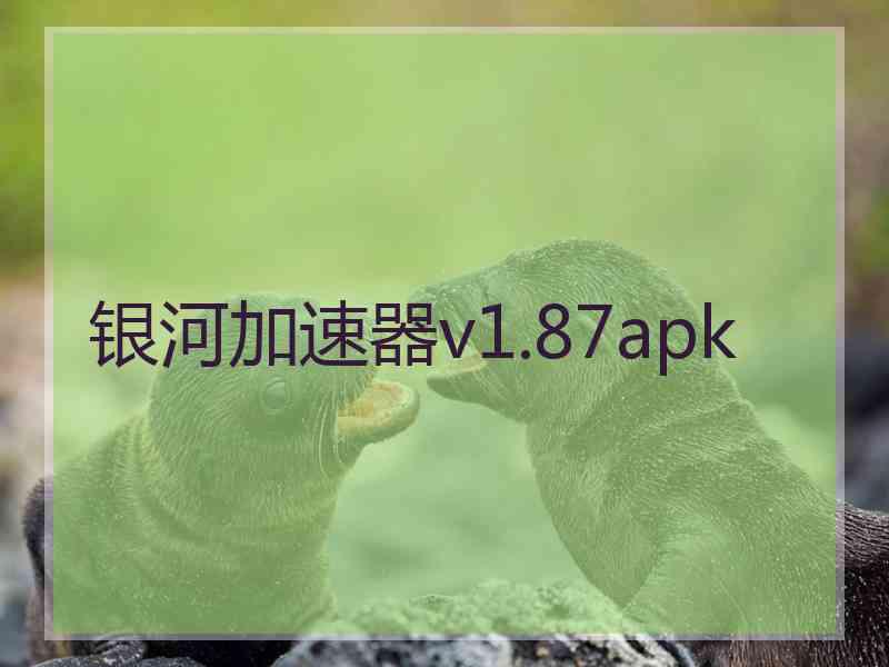 银河加速器v1.87apk