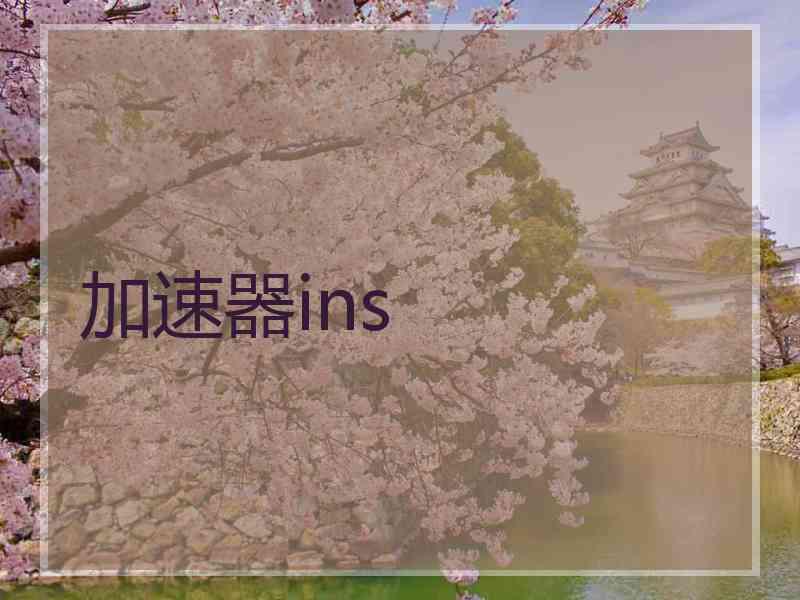 加速器ins