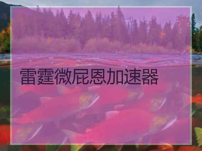 雷霆微屁恩加速器