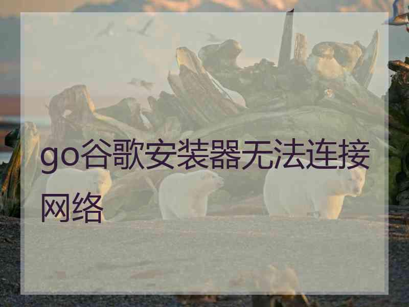 go谷歌安装器无法连接网络