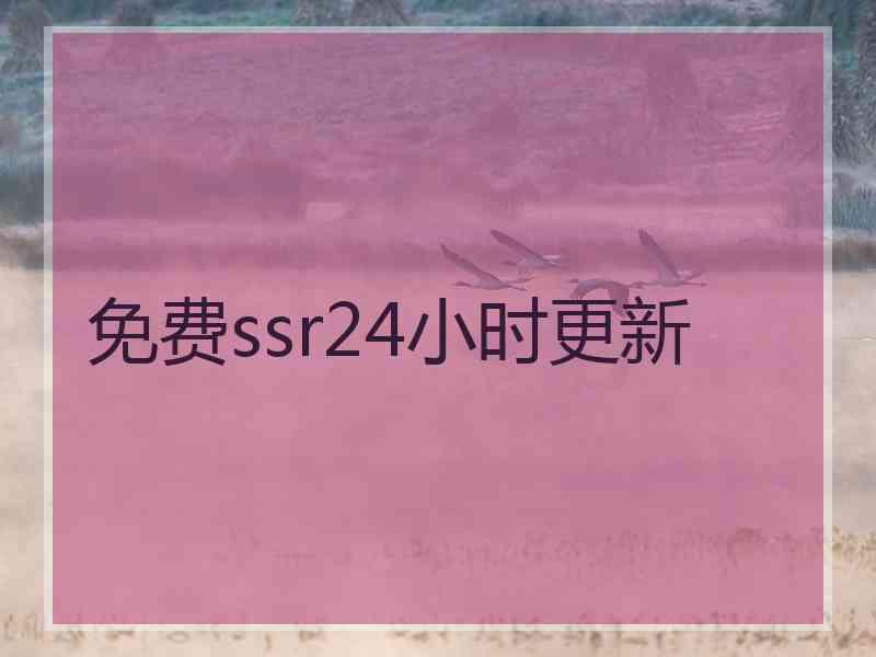 免费ssr24小时更新