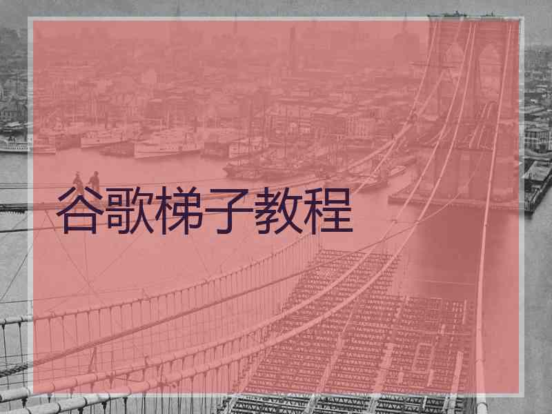 谷歌梯子教程