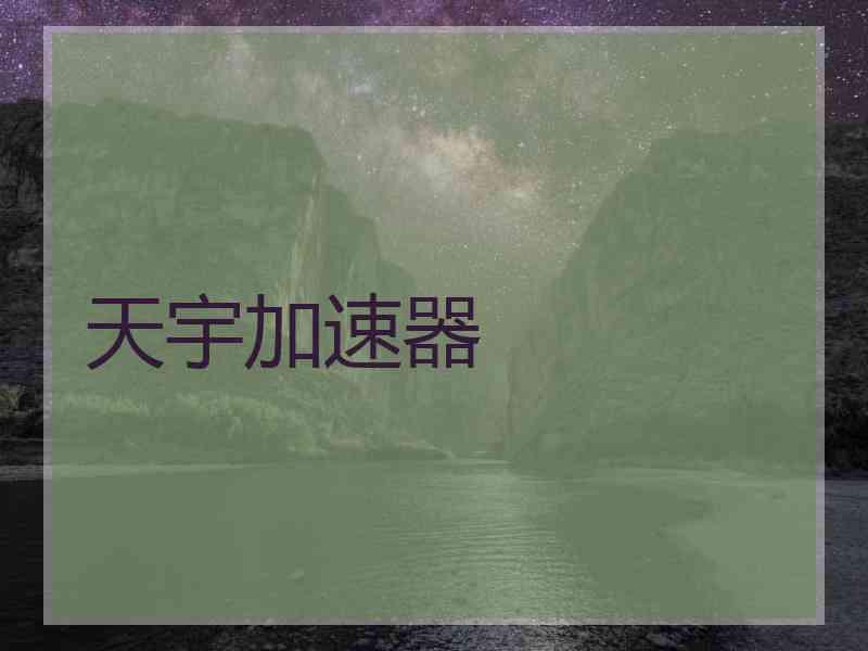 天宇加速器