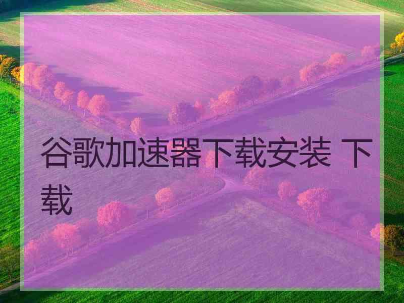 谷歌加速器下载安装 下载