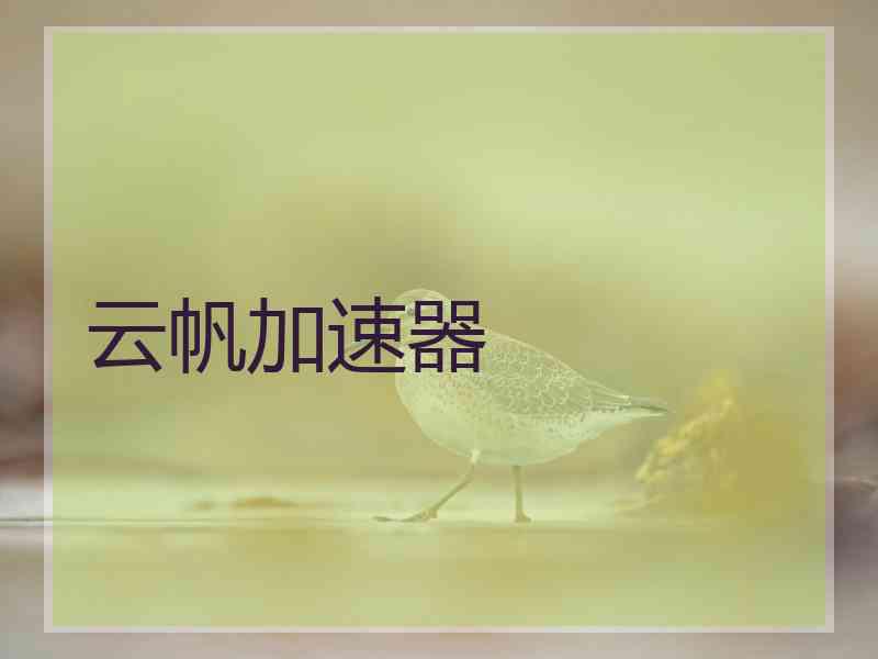 云帆加速器