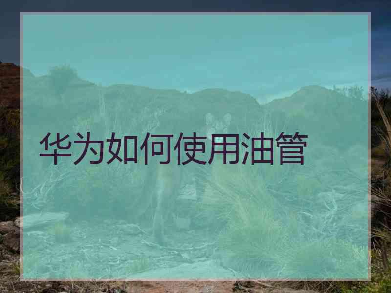华为如何使用油管