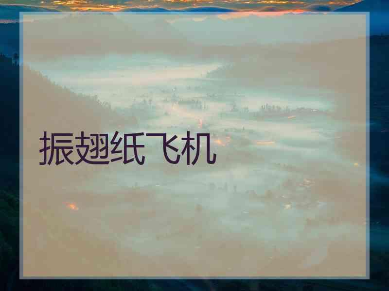 振翅纸飞机