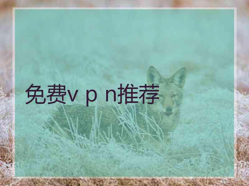 免费v p n推荐