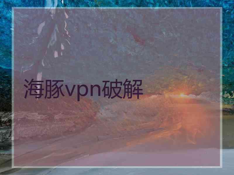海豚vpn破解