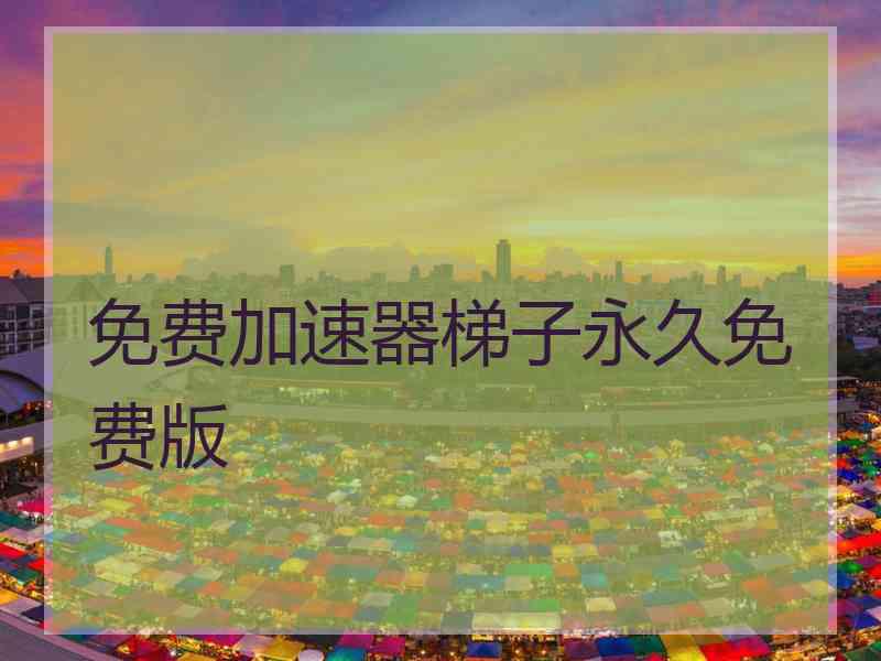 免费加速器梯子永久免费版