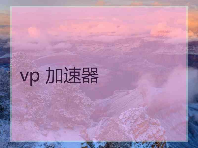 vp 加速器