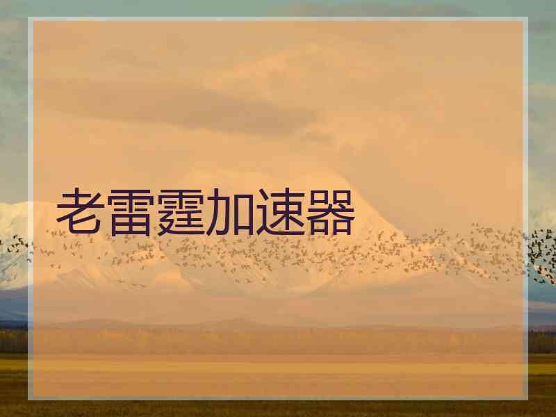 老雷霆加速器