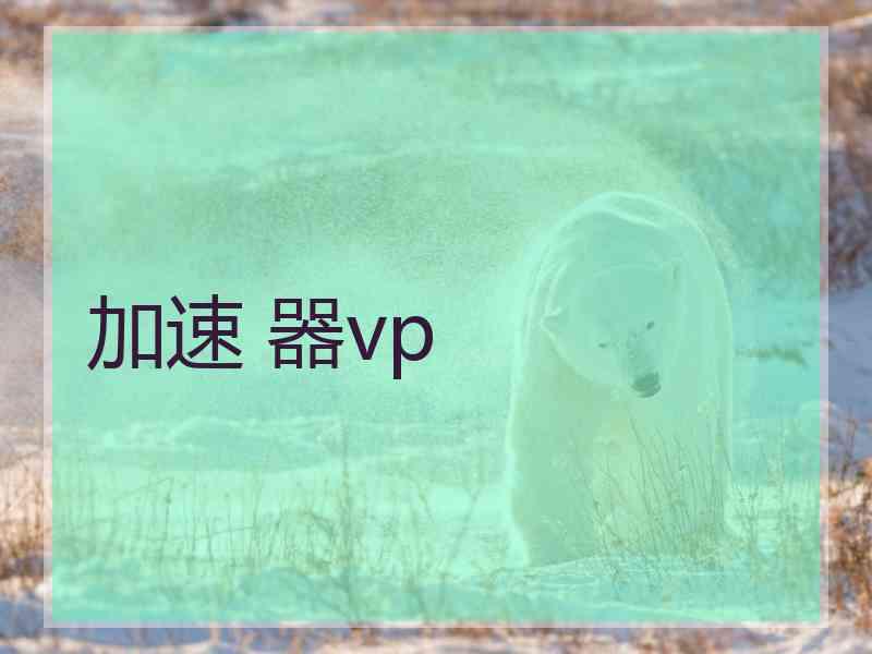 加速 器vp