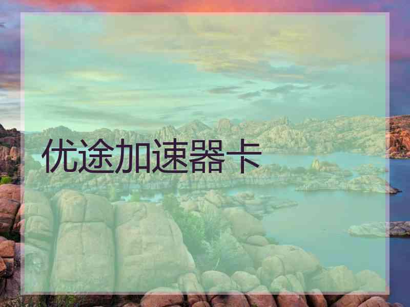 优途加速器卡