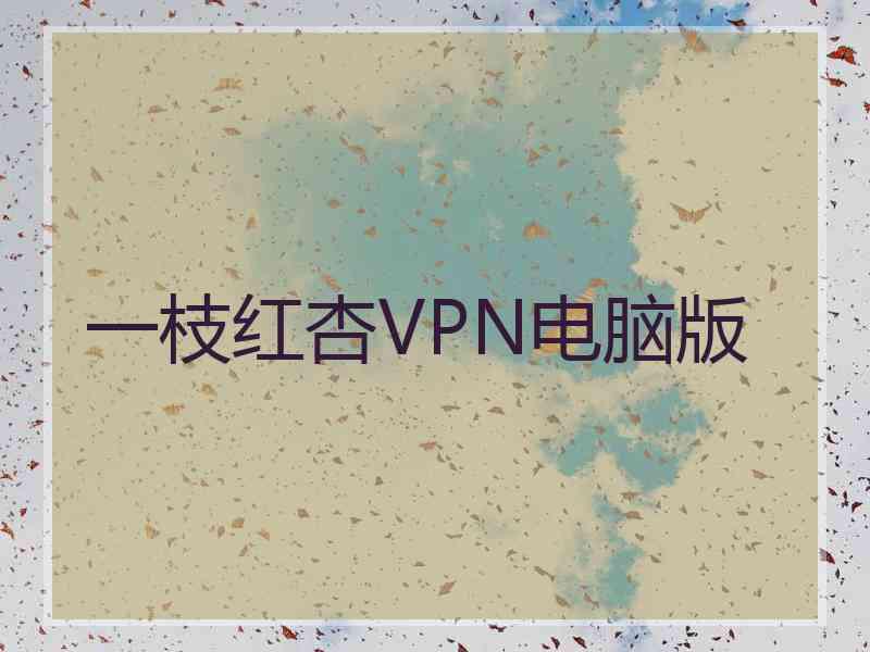 一枝红杏VPN电脑版