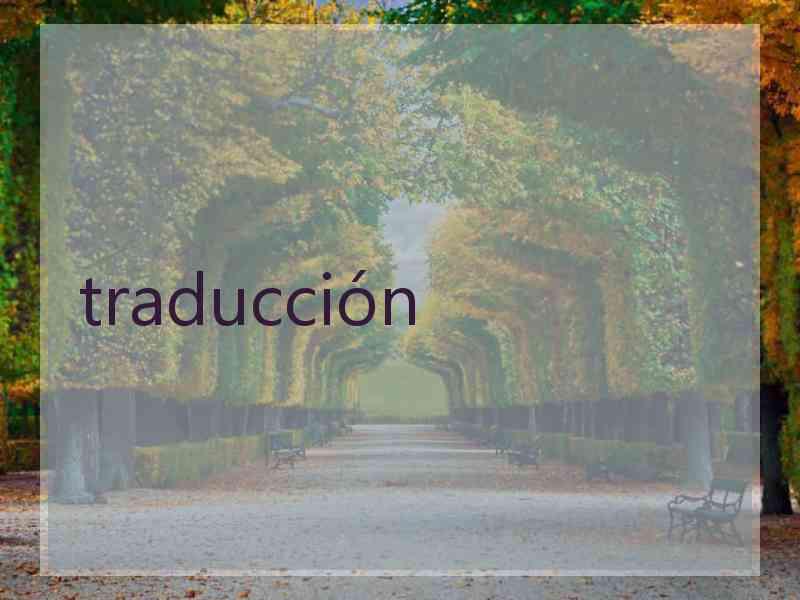 traducción